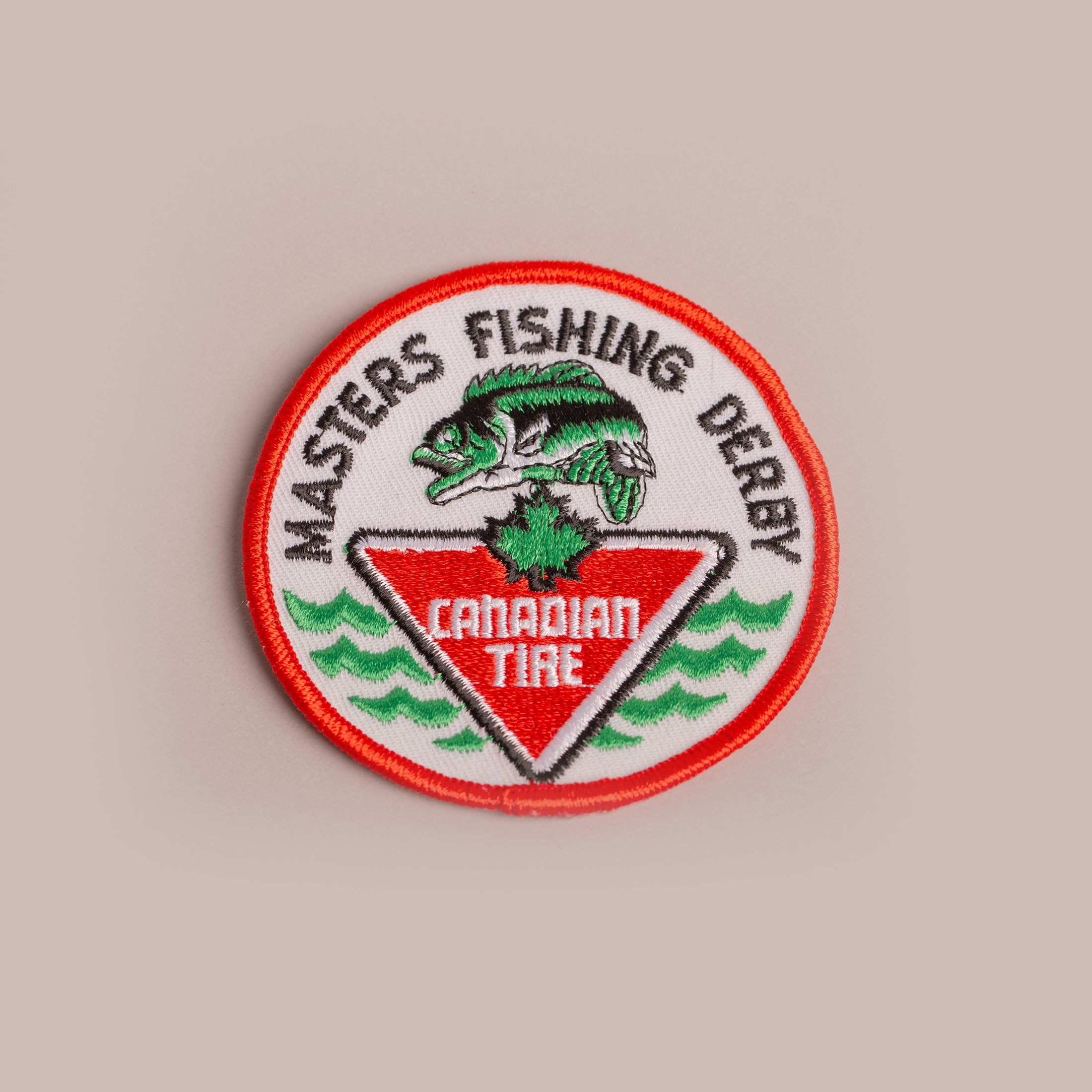 Vintage Patch Canadian Tire Masters Fishing Derby