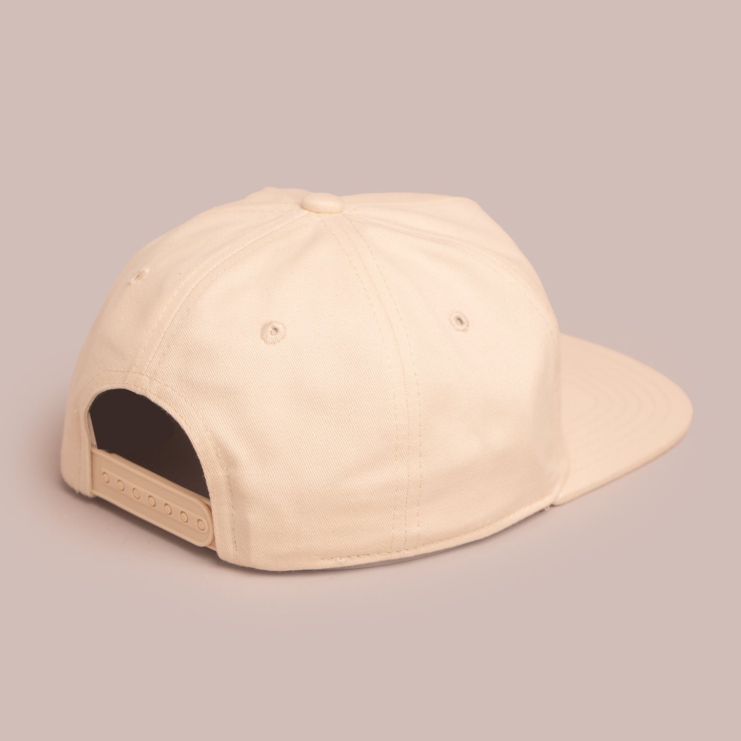 Blank Hat - Nissi 5 Panel Unstructured Cap - Cream