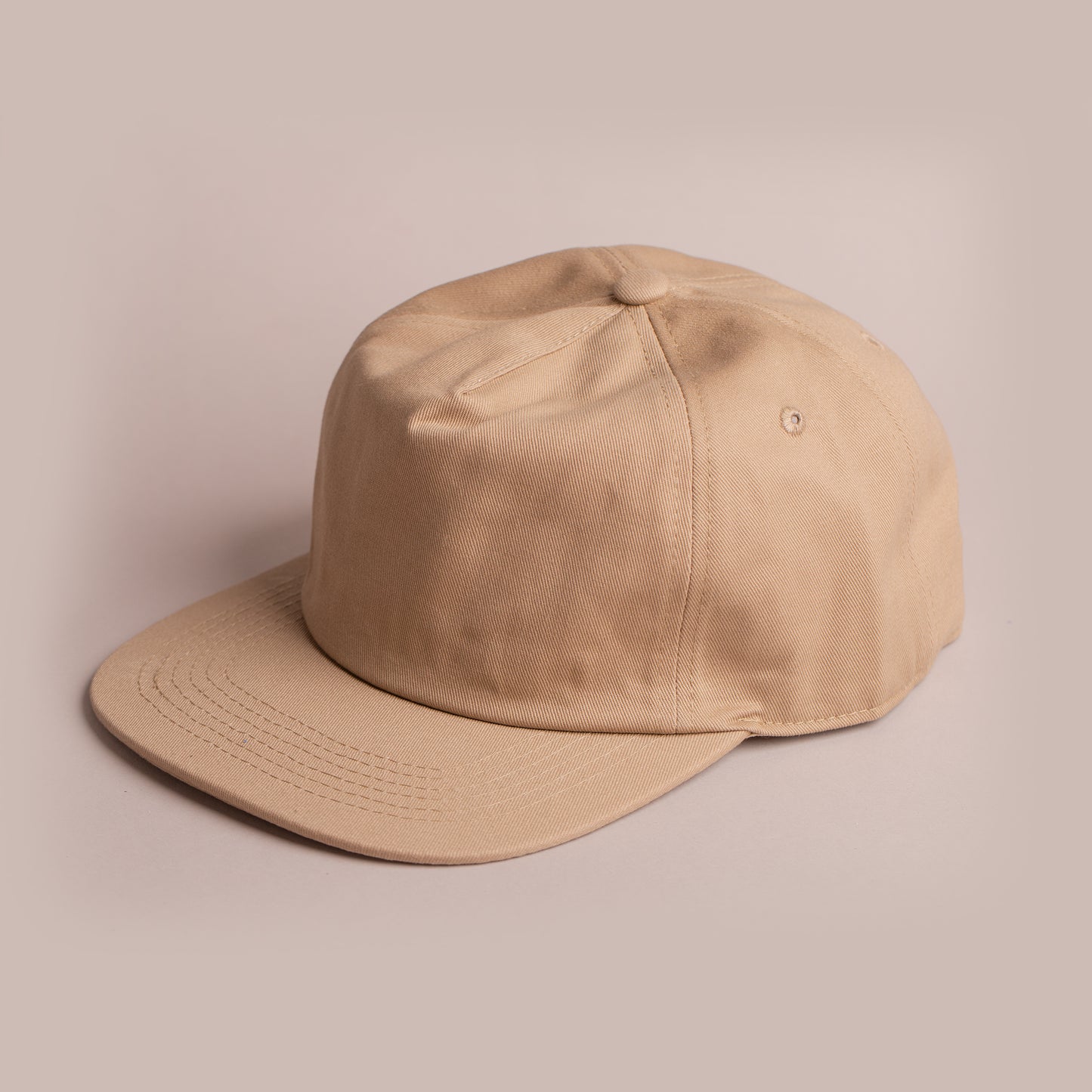 Blank Hat - Nissi 5 Panel Unstructured Cap - Khaki