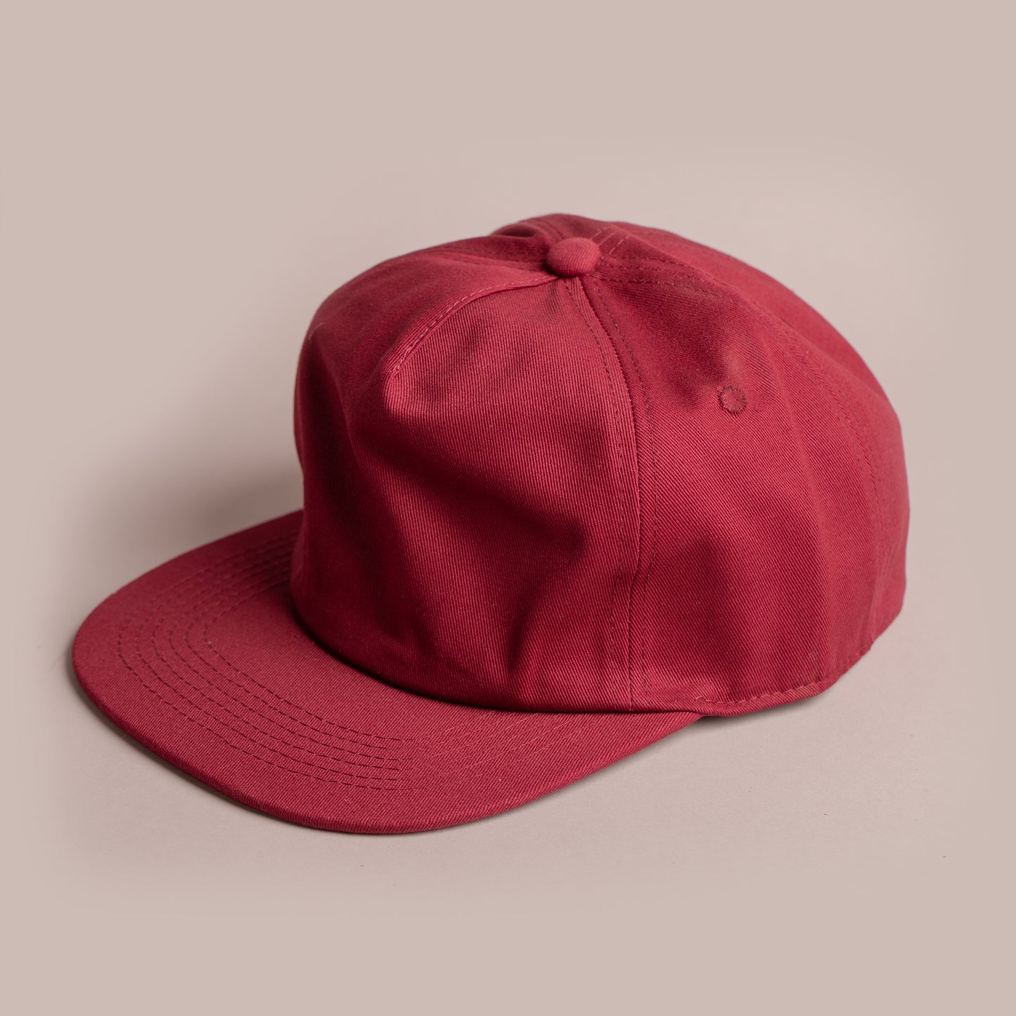 Blank Hat - Nissi 5 Panel Unstructured Cap - Maroon