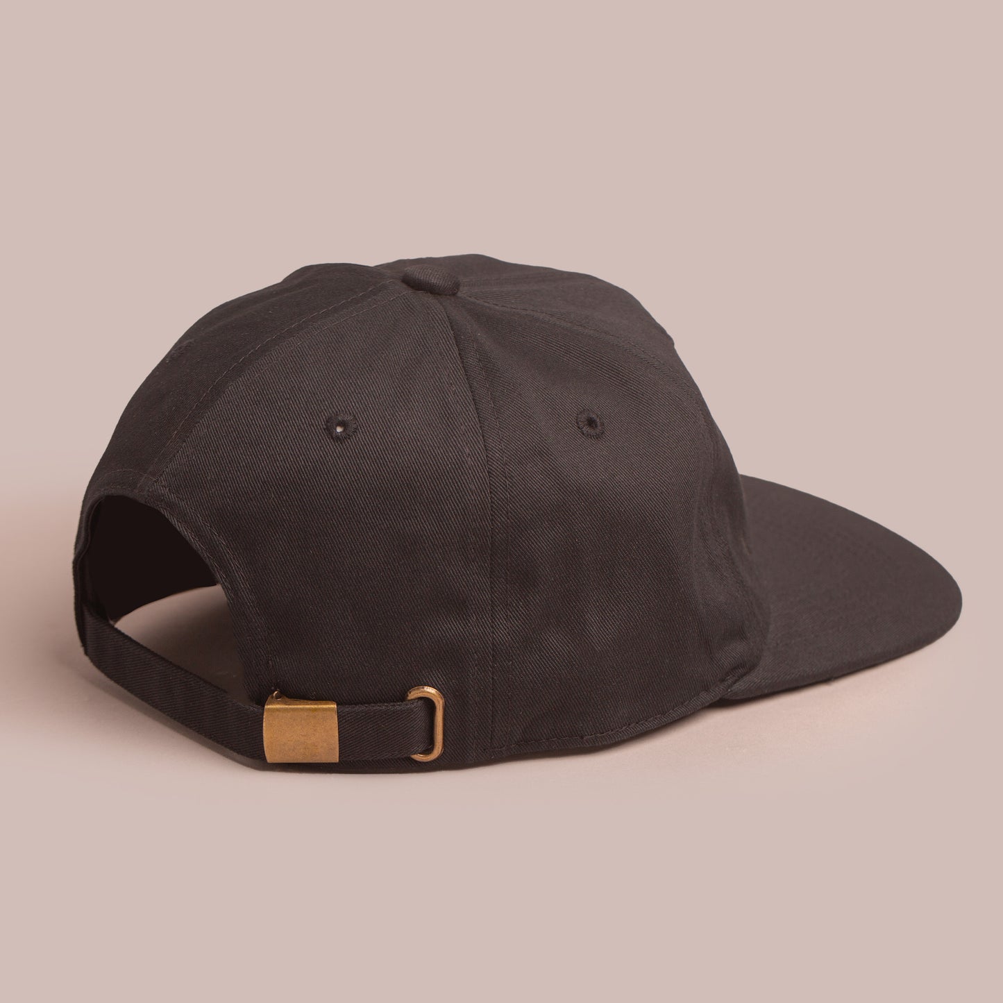 Blank Hat - Nissi 6-Panel Strapback - Black