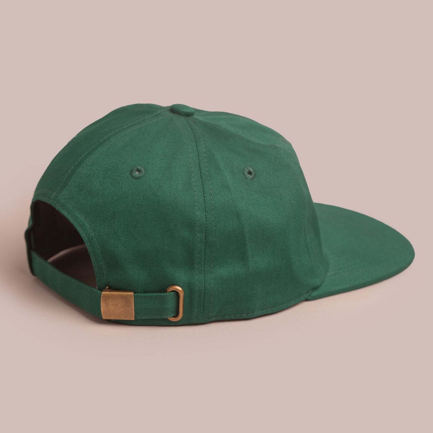 Blank Hat - Nissi 6-Panel Strapback - Forest Green