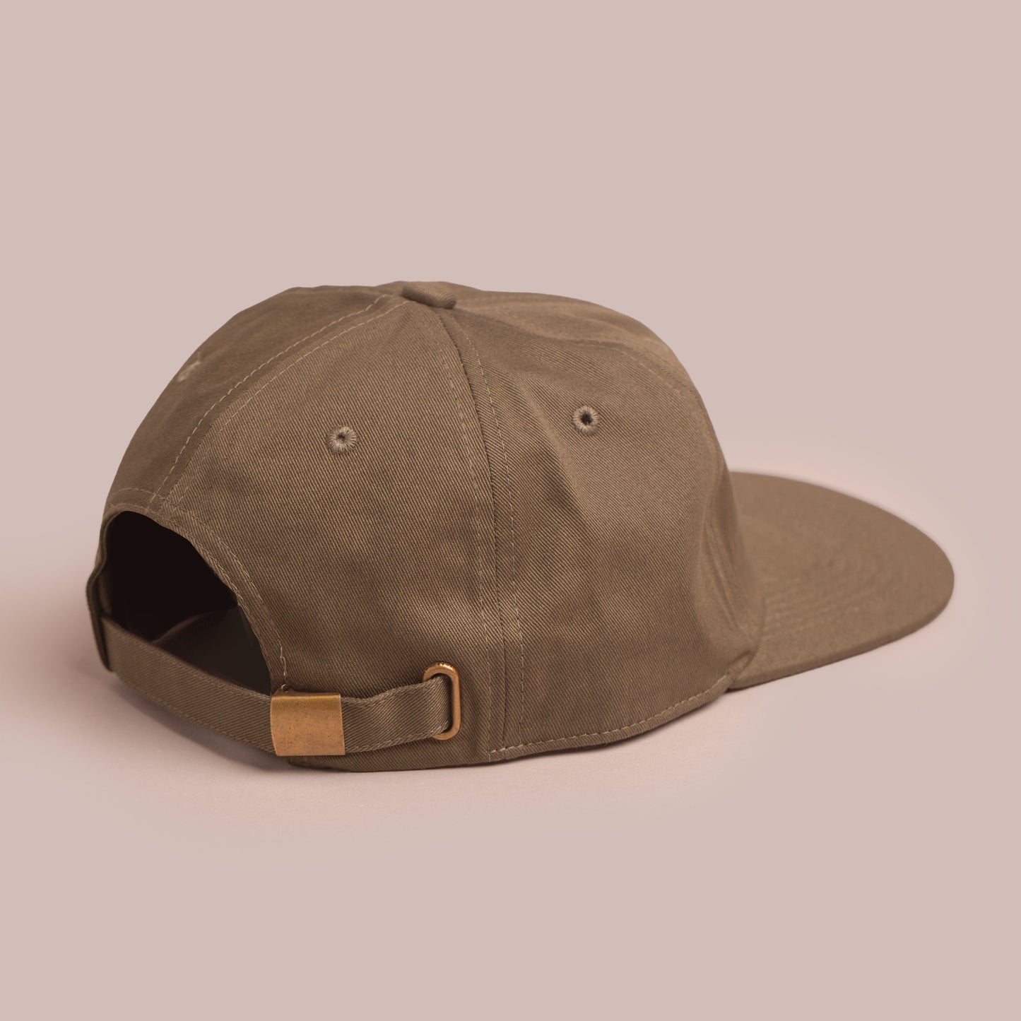 Blank Hat - Nissi 6-Panel Strapback - Olive Green