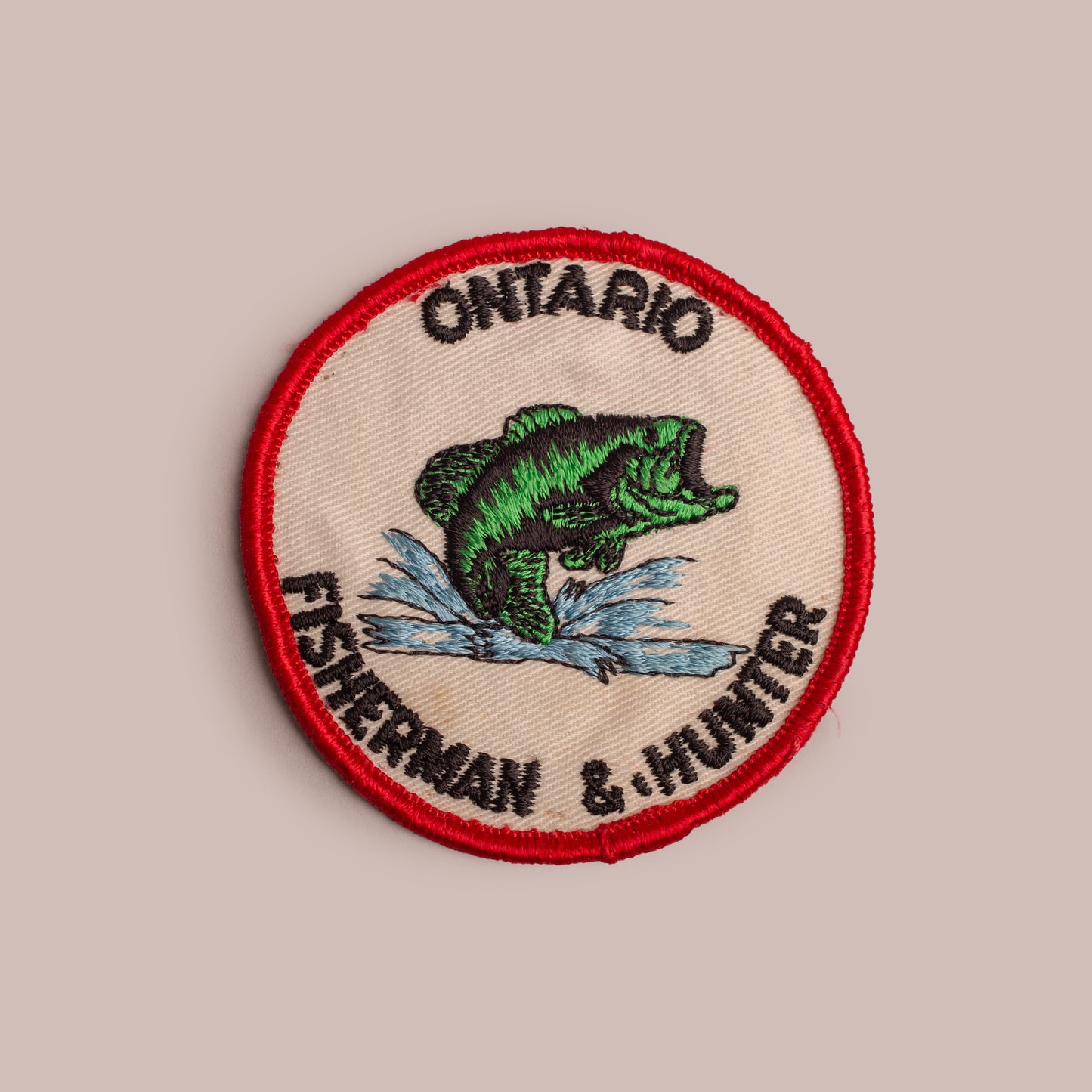 Vintage Patch - Ontario Fisherman & Hunter