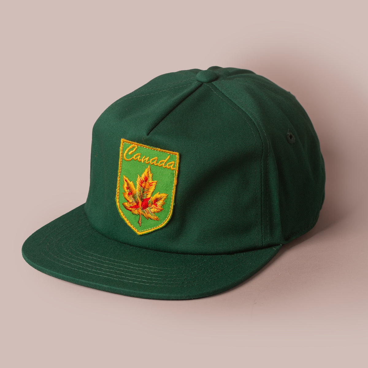 Canada Unstructured 5-panel Snapback Cap