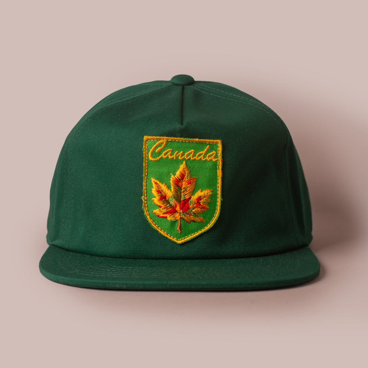 Canada Unstructured 5-panel Snapback Cap