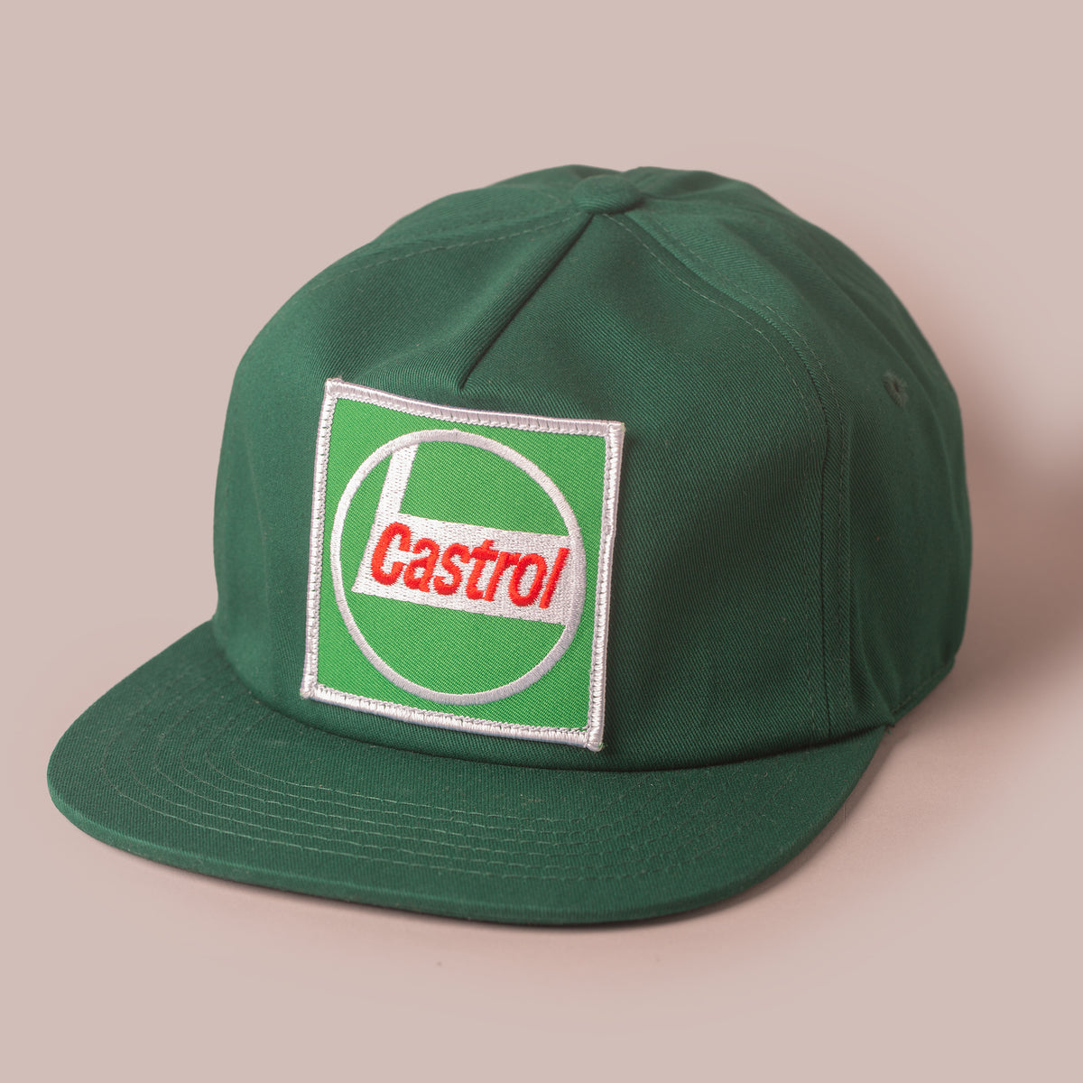 Castrol Unstructured 5-panel Snapback Cap