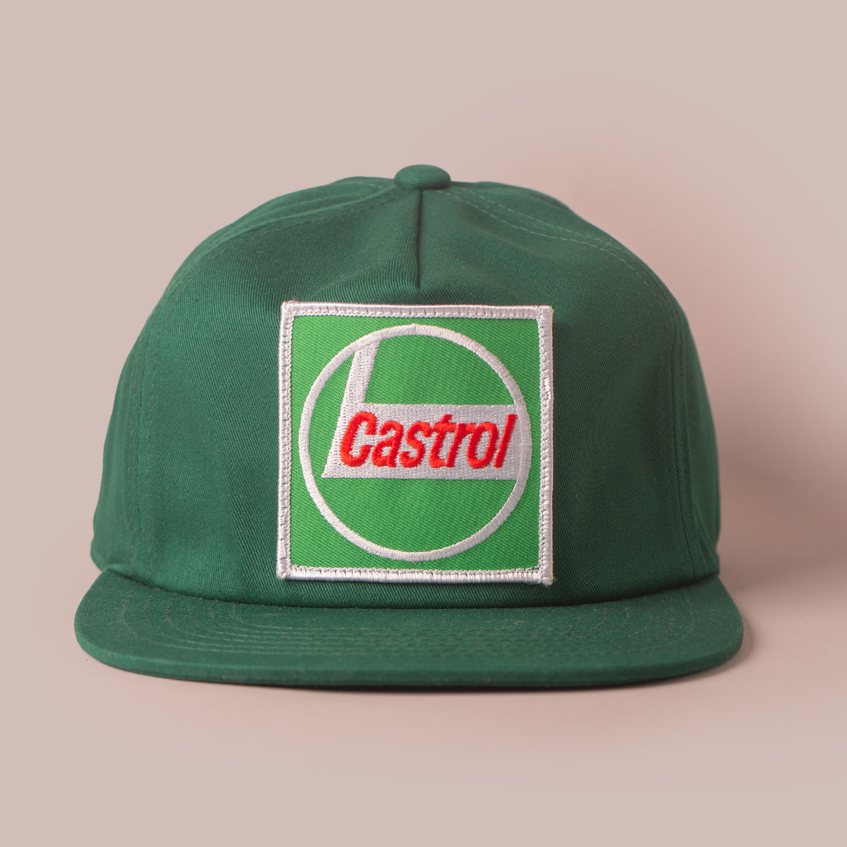Castrol Unstructured 5-panel Snapback Cap