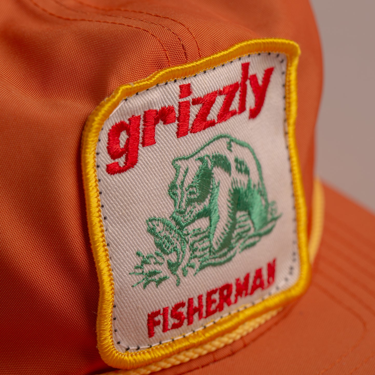 Grizzly Fisherman Nylon Cap