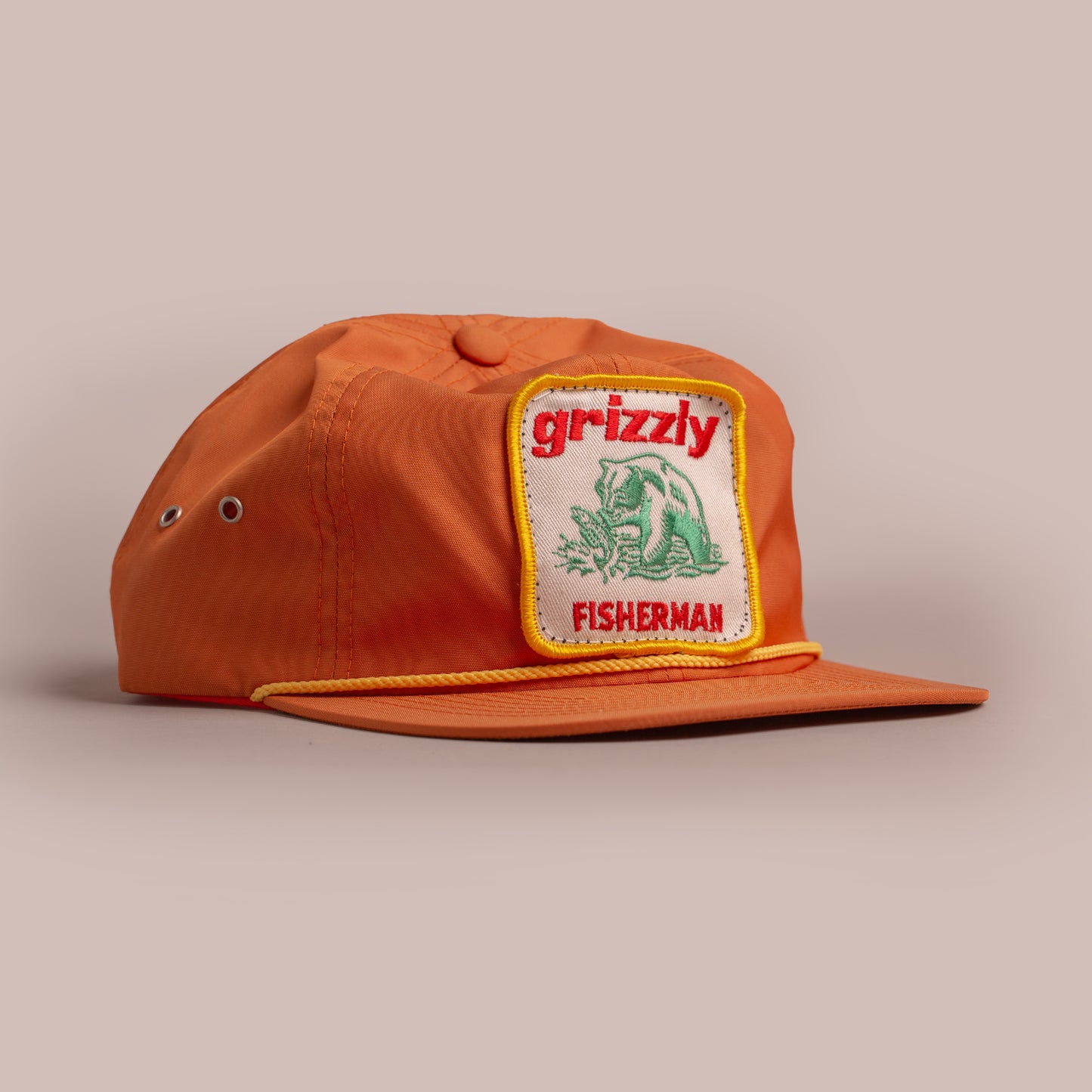 Grizzly Fisherman Nylon Cap