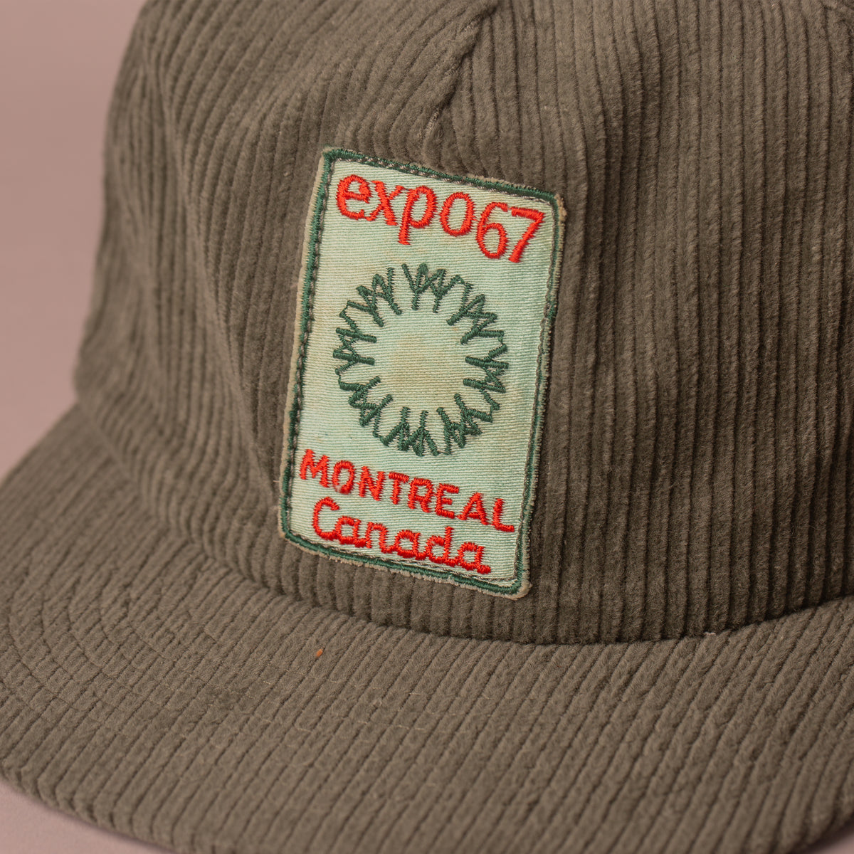 Expo 67 Montreal Corduroy Cap