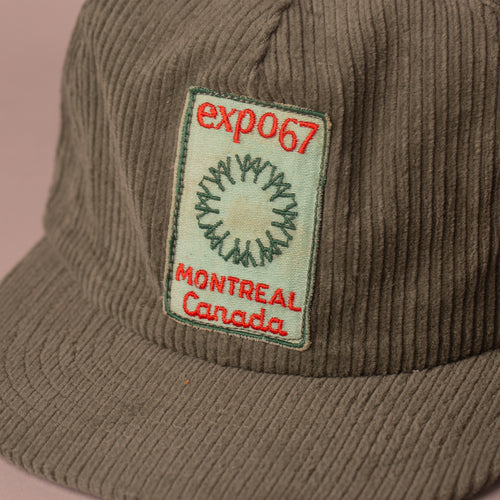 Expo 67 Montreal Corduroy Cap