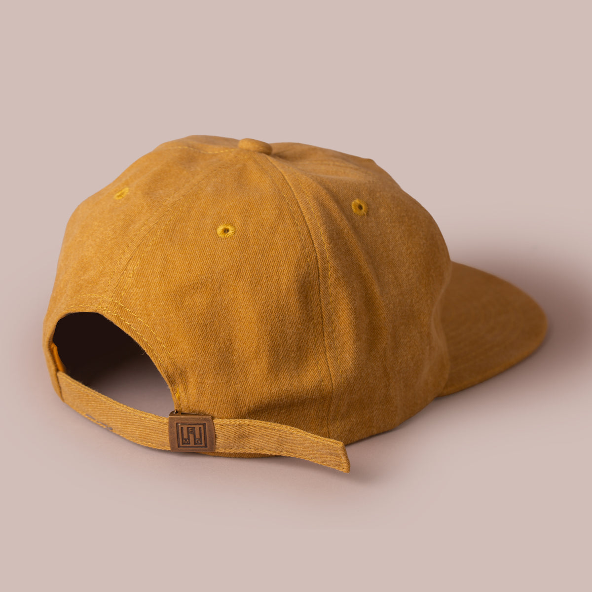 Kent Unstructured 5-Panel Strapback Cap