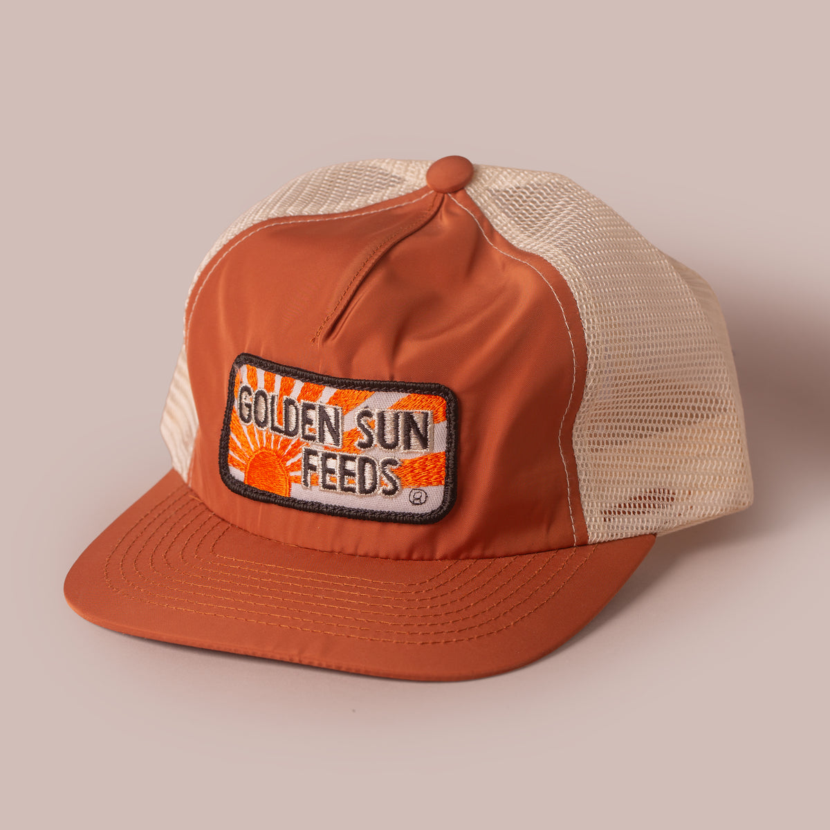 Golden Sun Feeds Nylon Trucker Hat