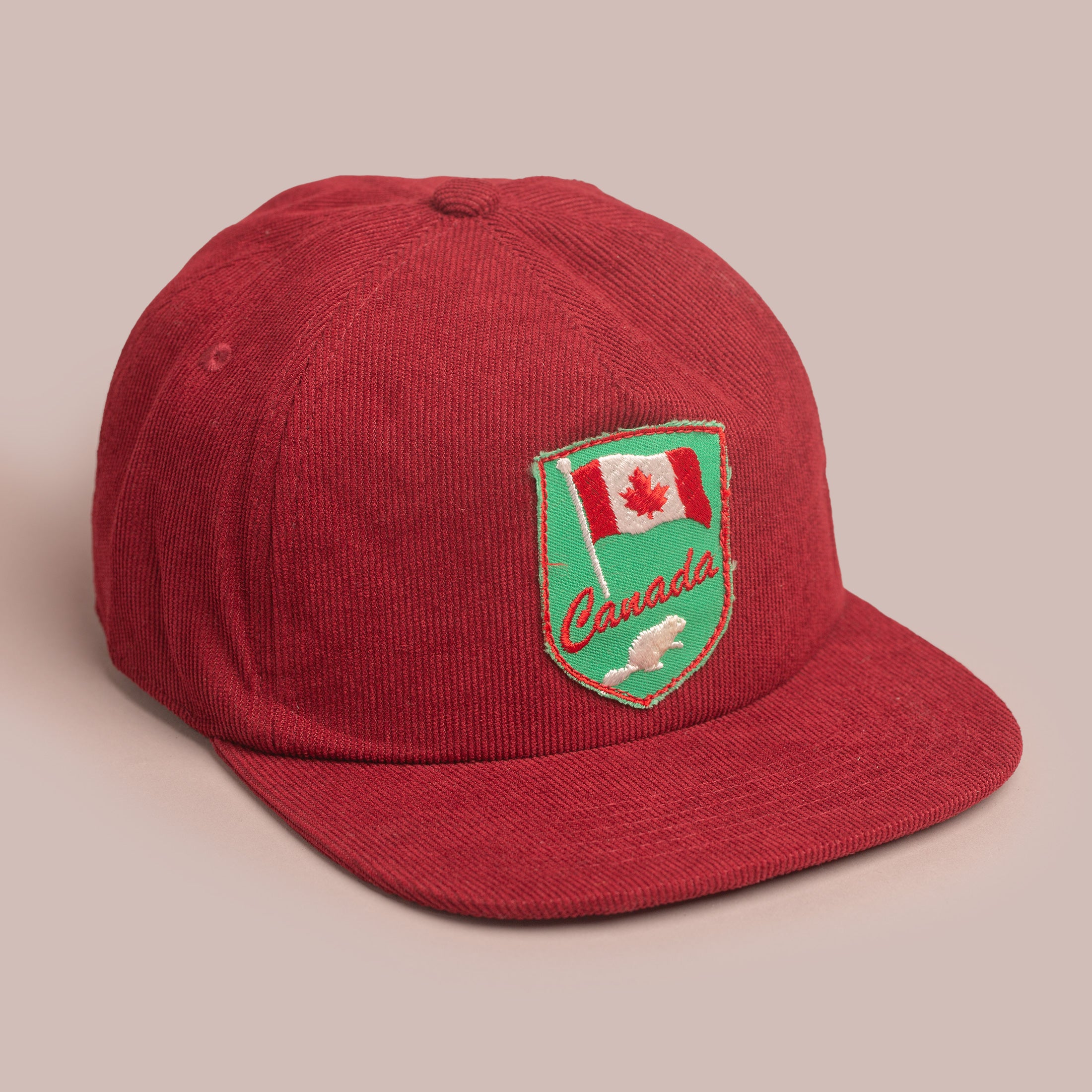 Canada Beaver Corduroy Cap