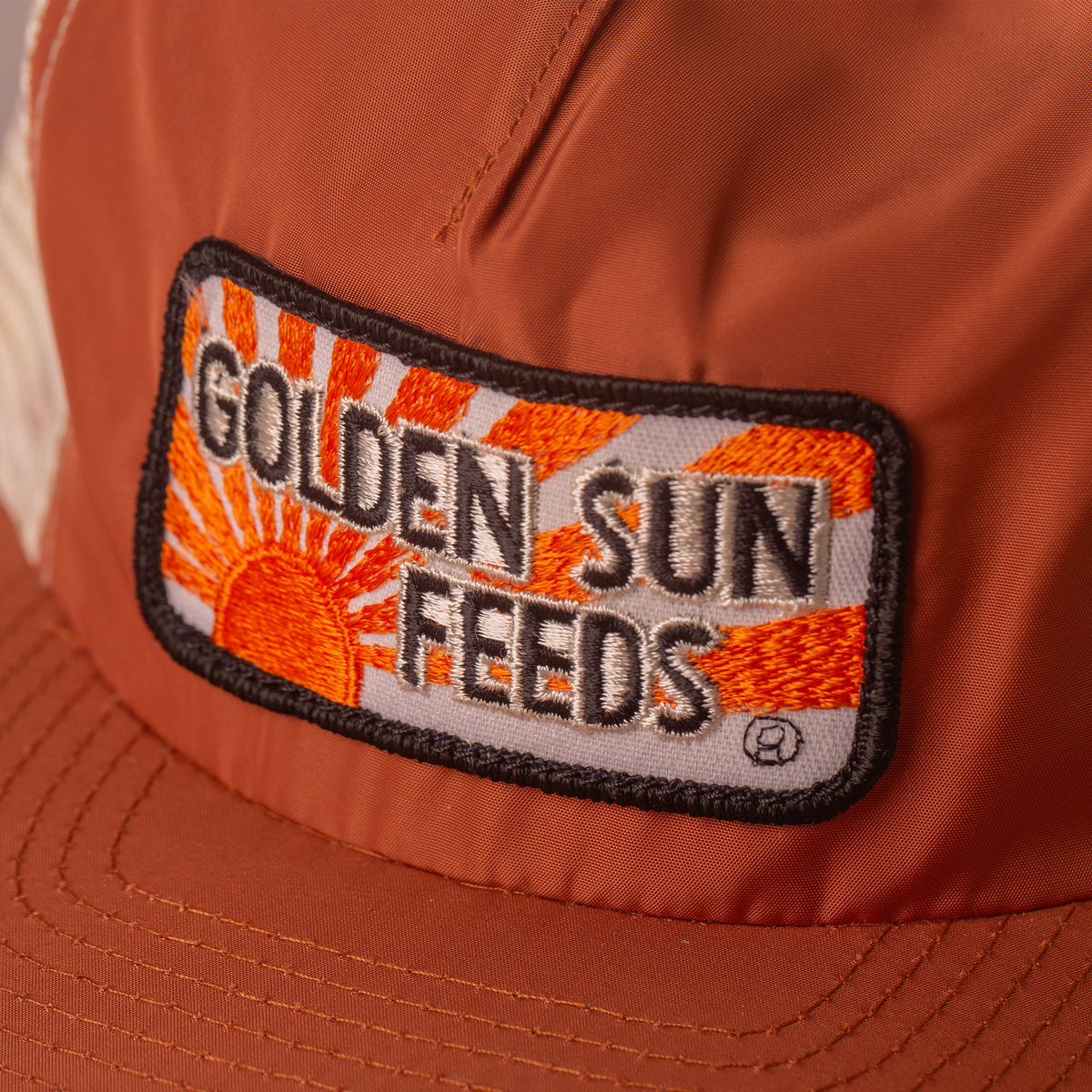 Golden Sun Feeds Nylon Trucker Hat