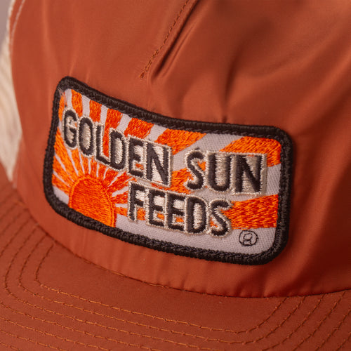 Golden Sun Feeds Nylon Trucker Hat