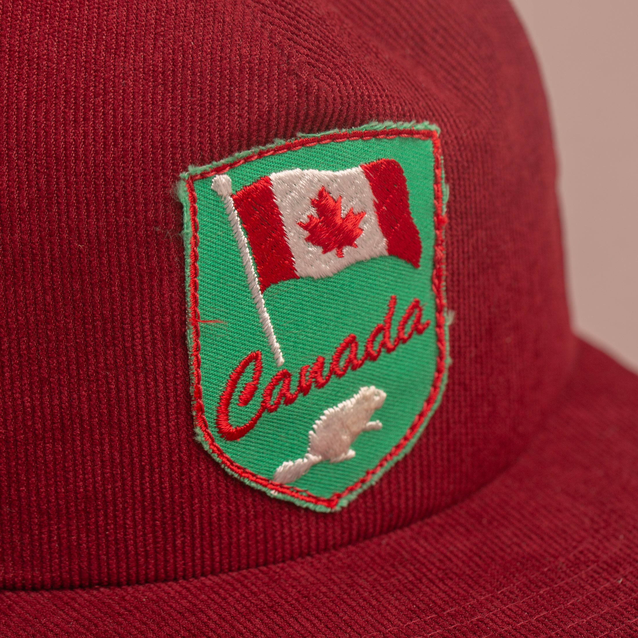 Canada Beaver Corduroy Cap