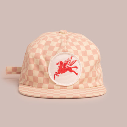 Mobil Pegasus Checkerboard Cap