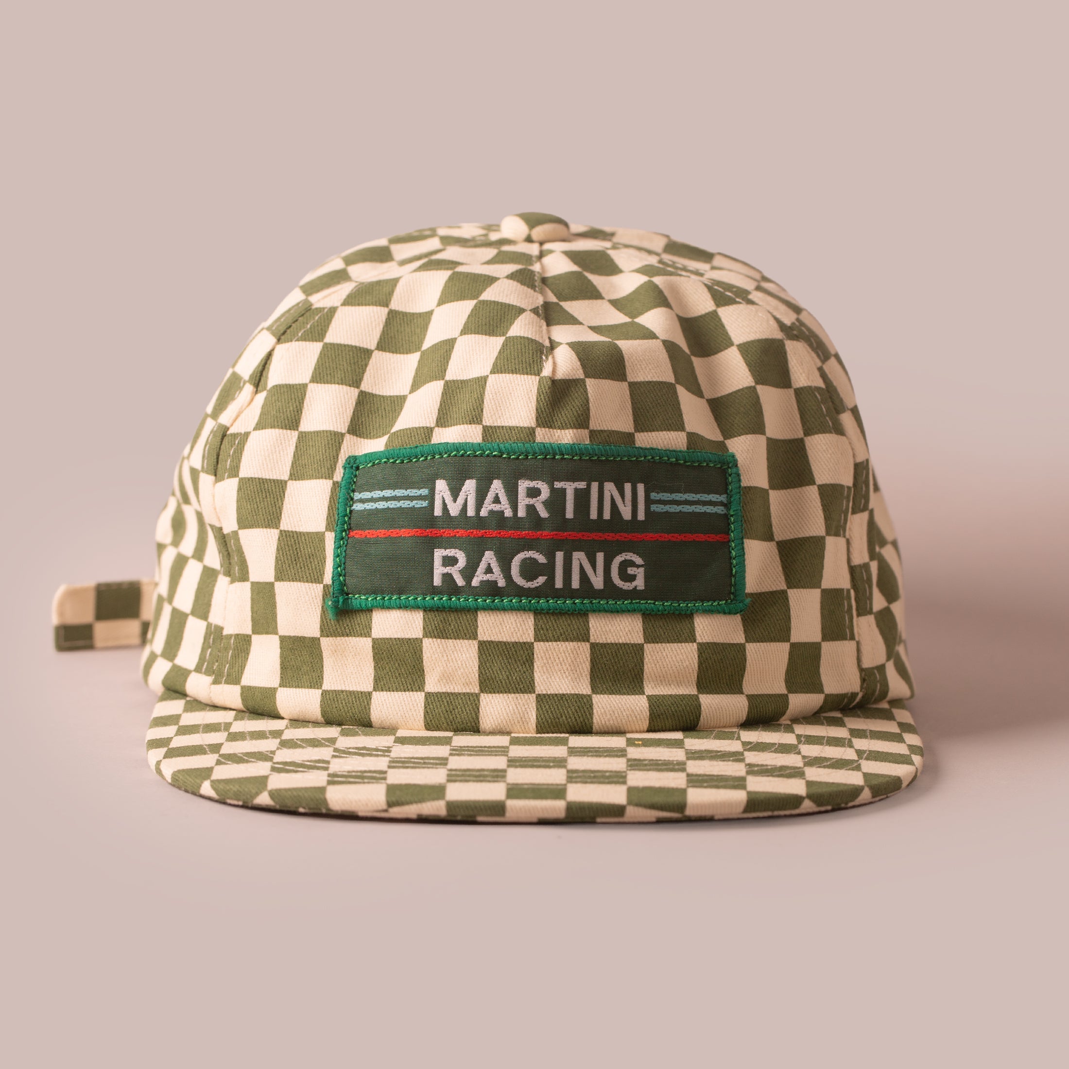 Martini Racing Checkerboard Strapback Cap