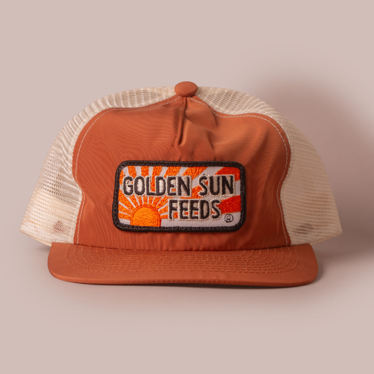 Golden Sun Feeds Nylon Trucker Hat