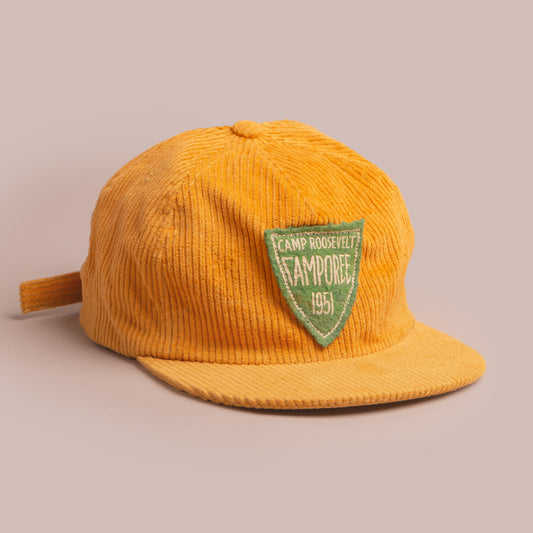 Camp Roosevelt Camporee 1951 Service Corduroy Cap