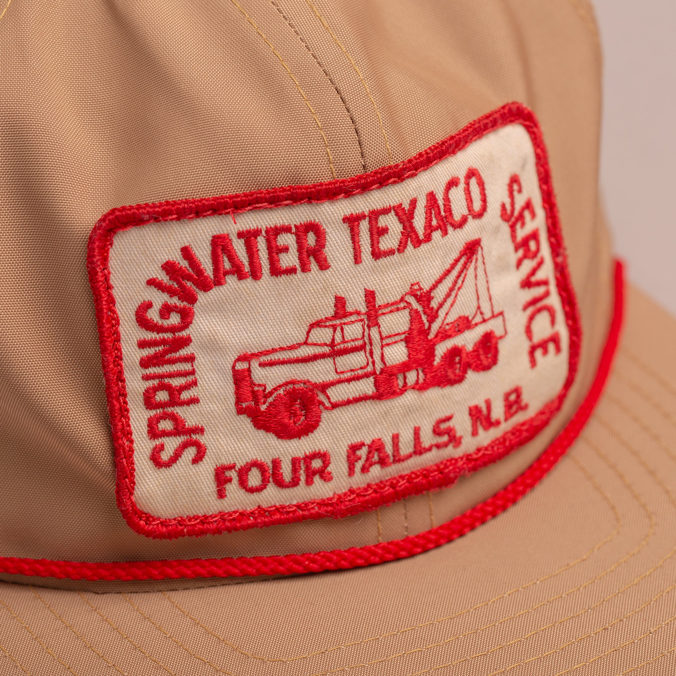 Springwater Texaco Service Nylon Cap