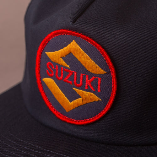 Suzuki Unstructured 5-panel Snapback Cap