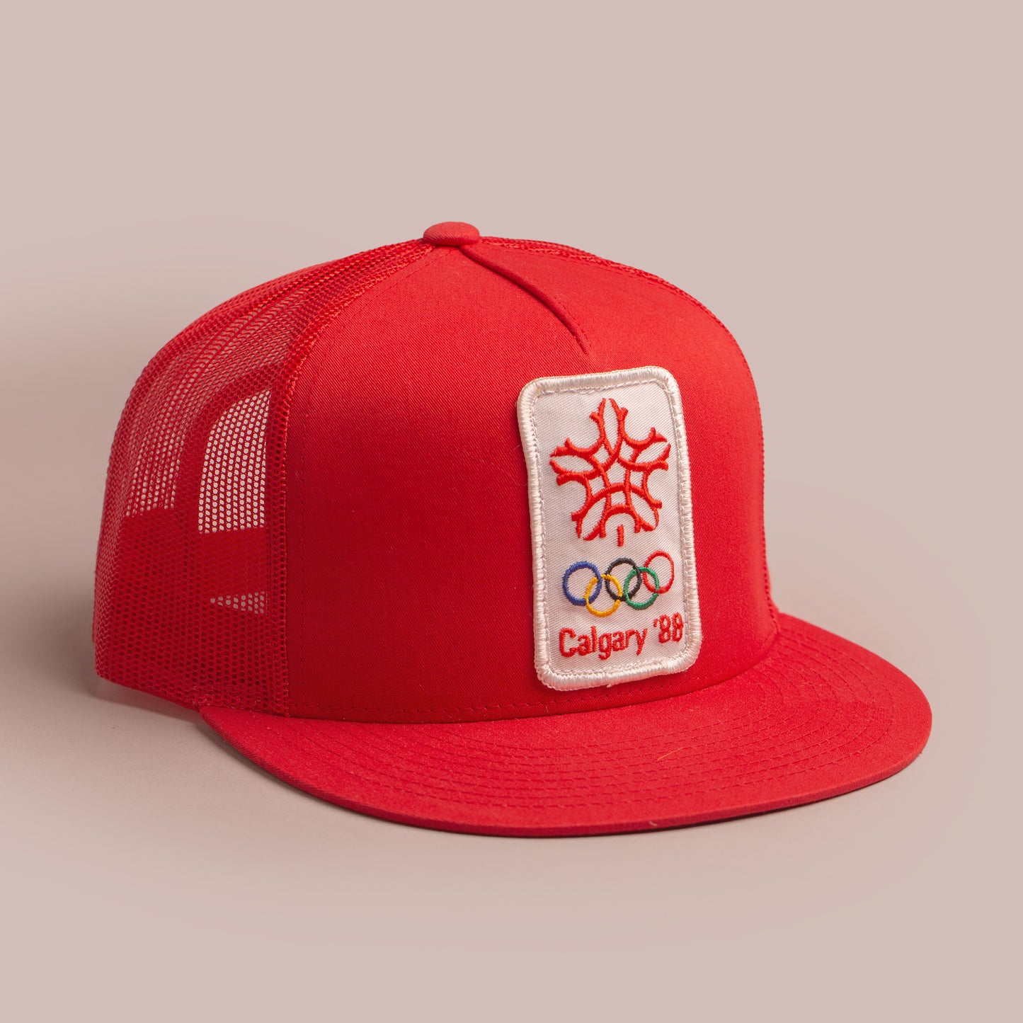 Calgary 1988 Olympics High Profile Trucker Cap