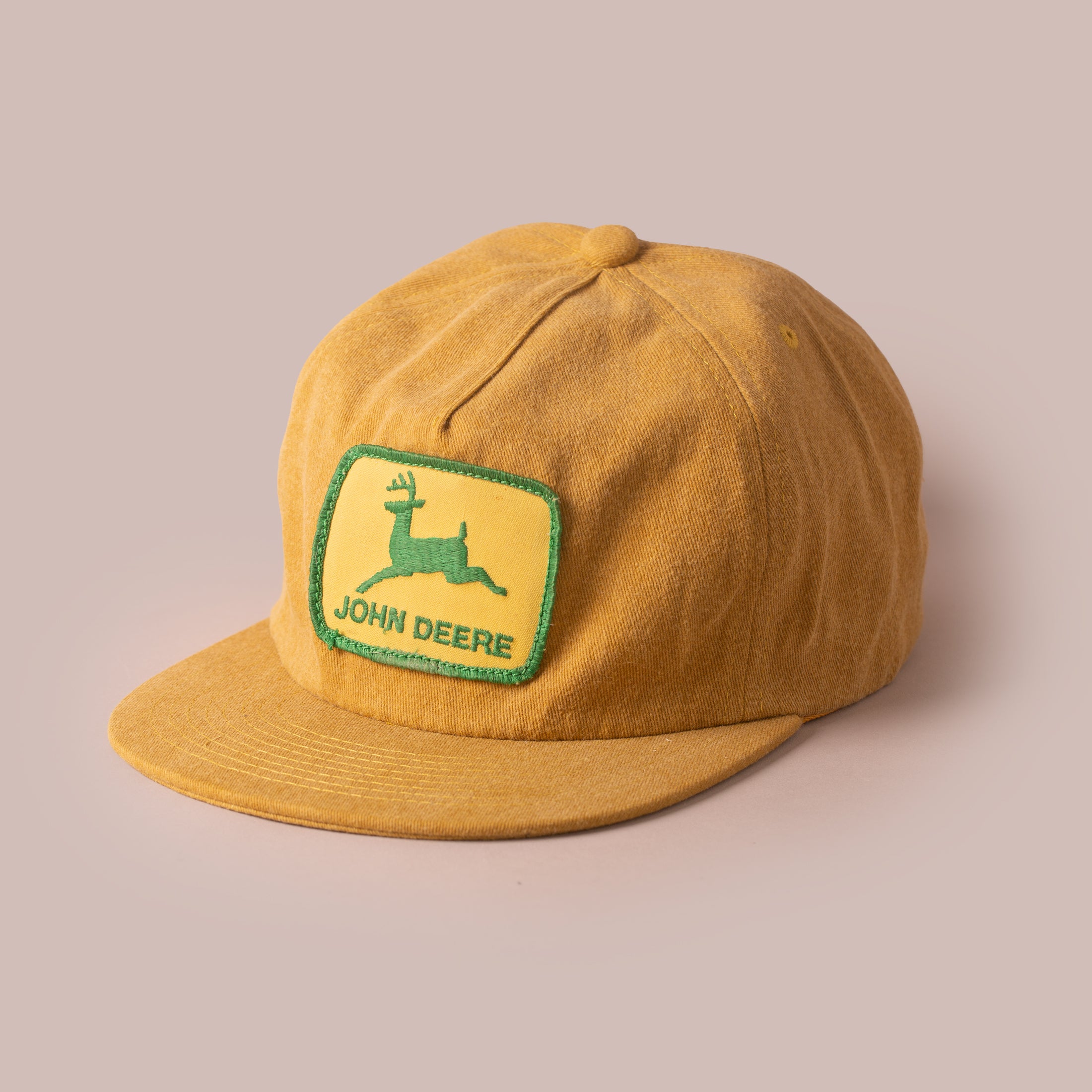 John Deere Unstructured 5-Panel Strapback Cap