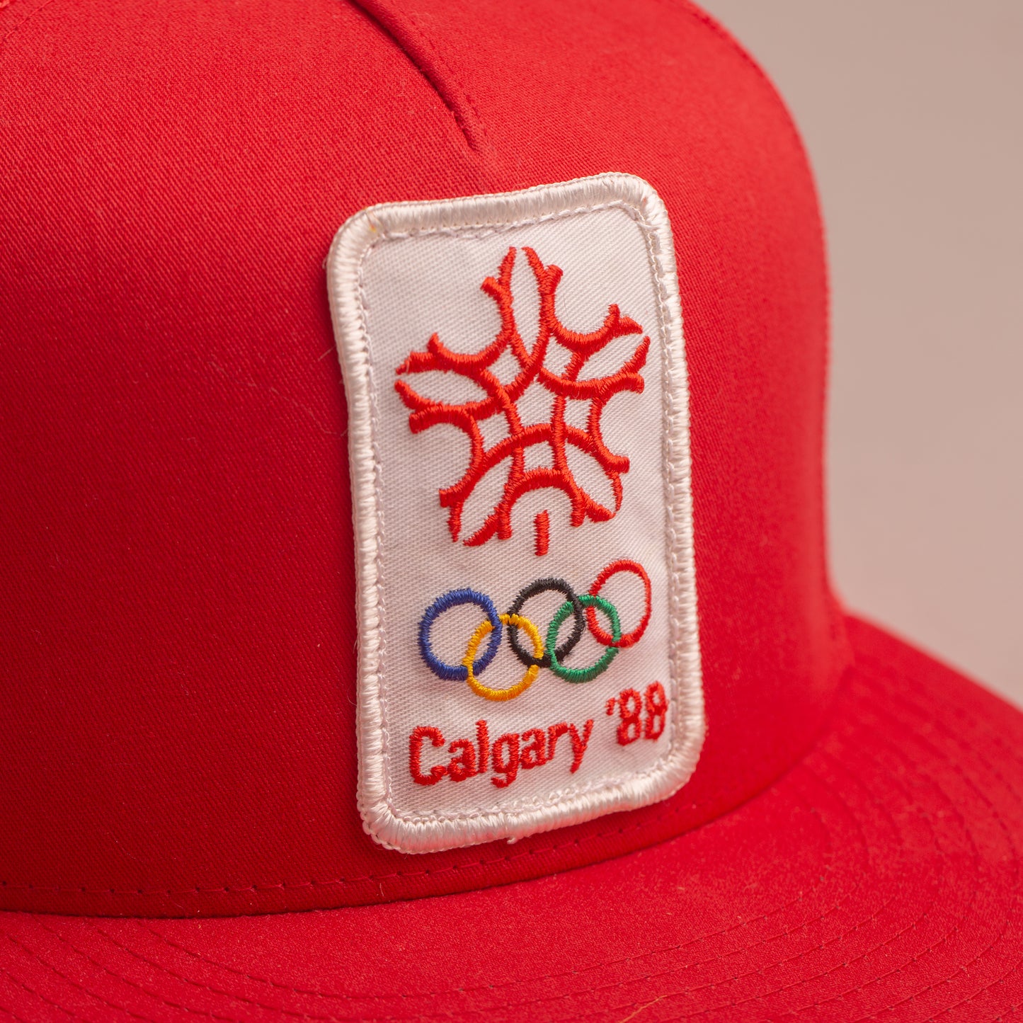 Calgary 1988 Olympics High Profile Trucker Cap