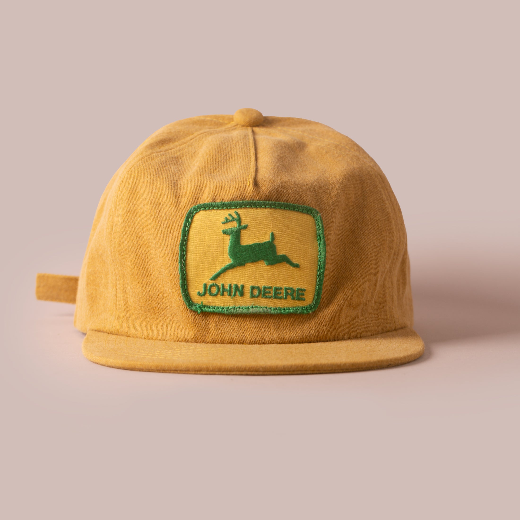 John Deere Unstructured 5-Panel Strapback Cap