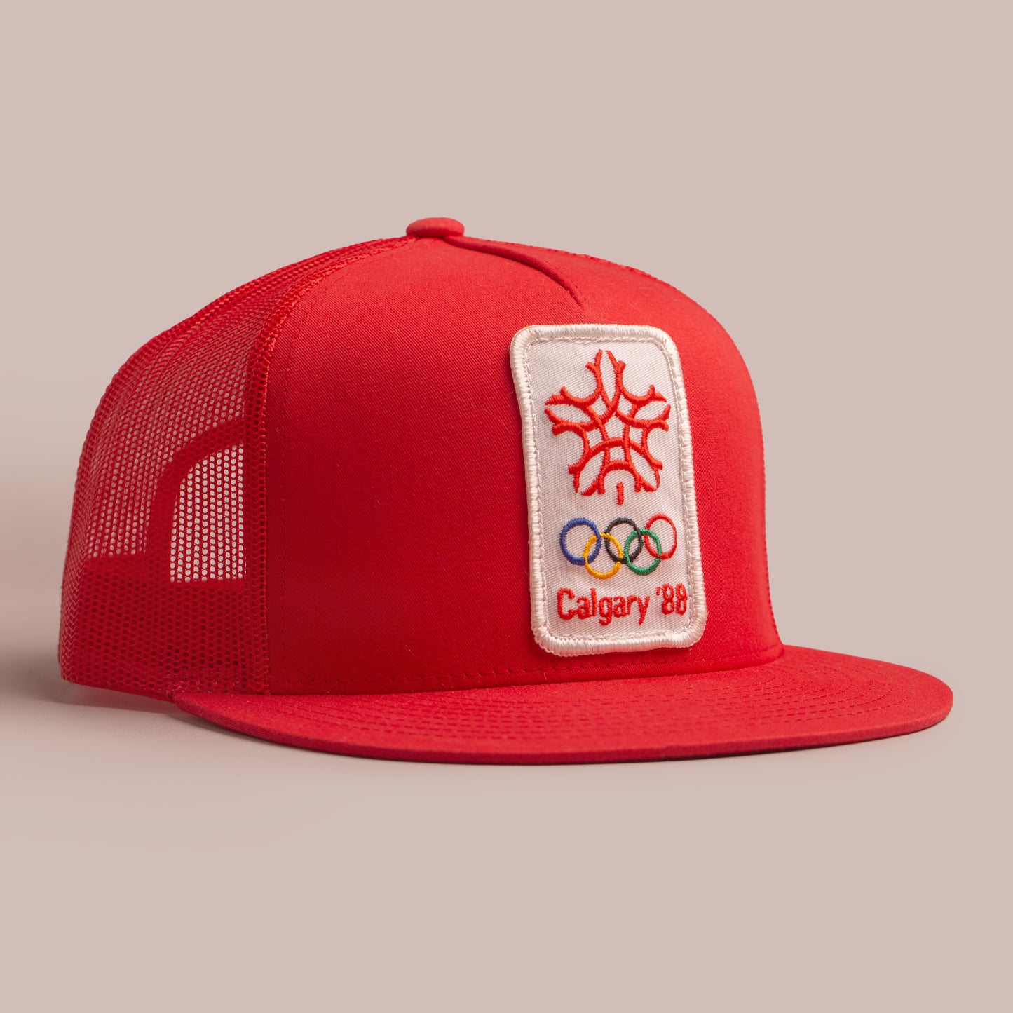 Calgary 1988 Olympics High Profile Trucker Cap