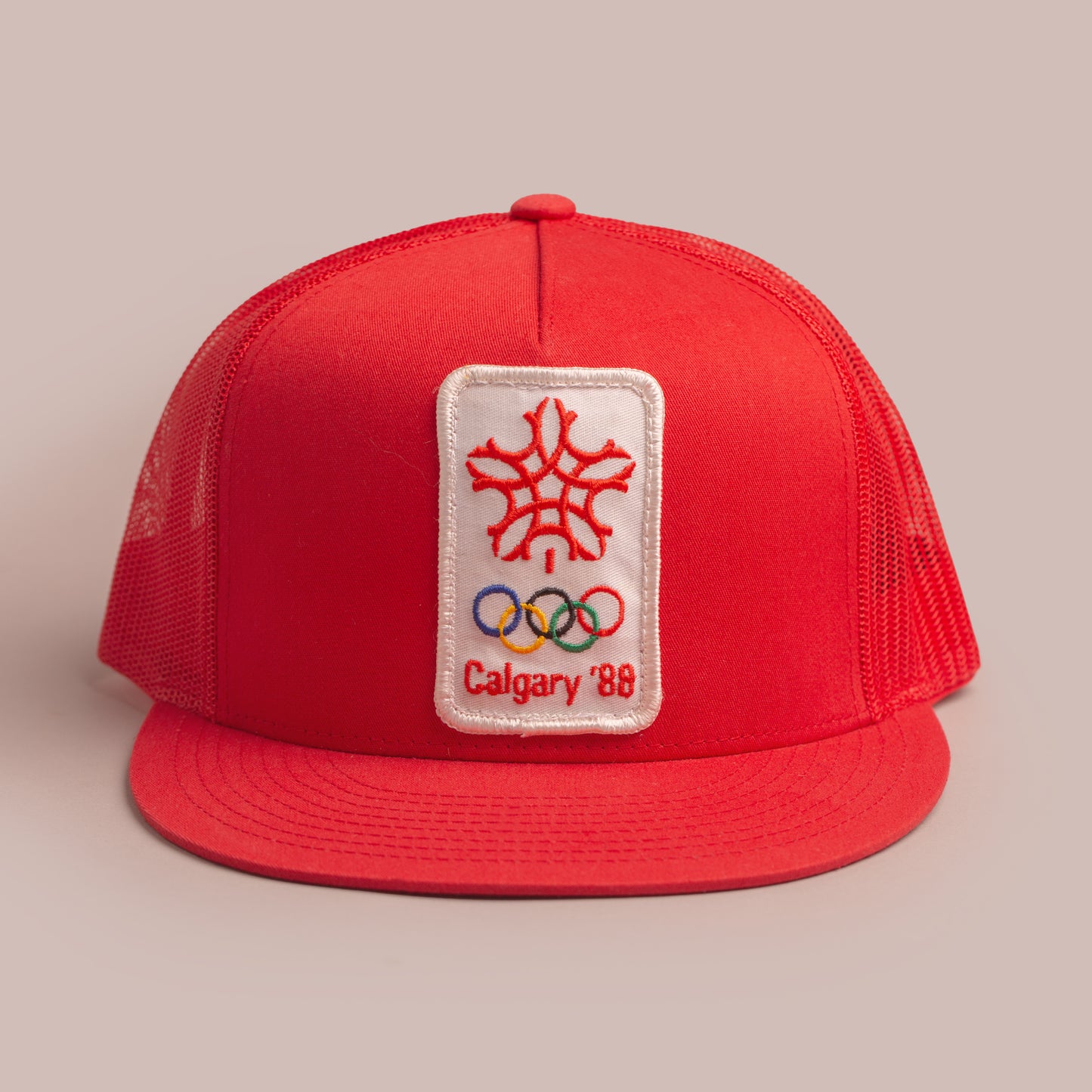 Calgary 1988 Olympics High Profile Trucker Cap