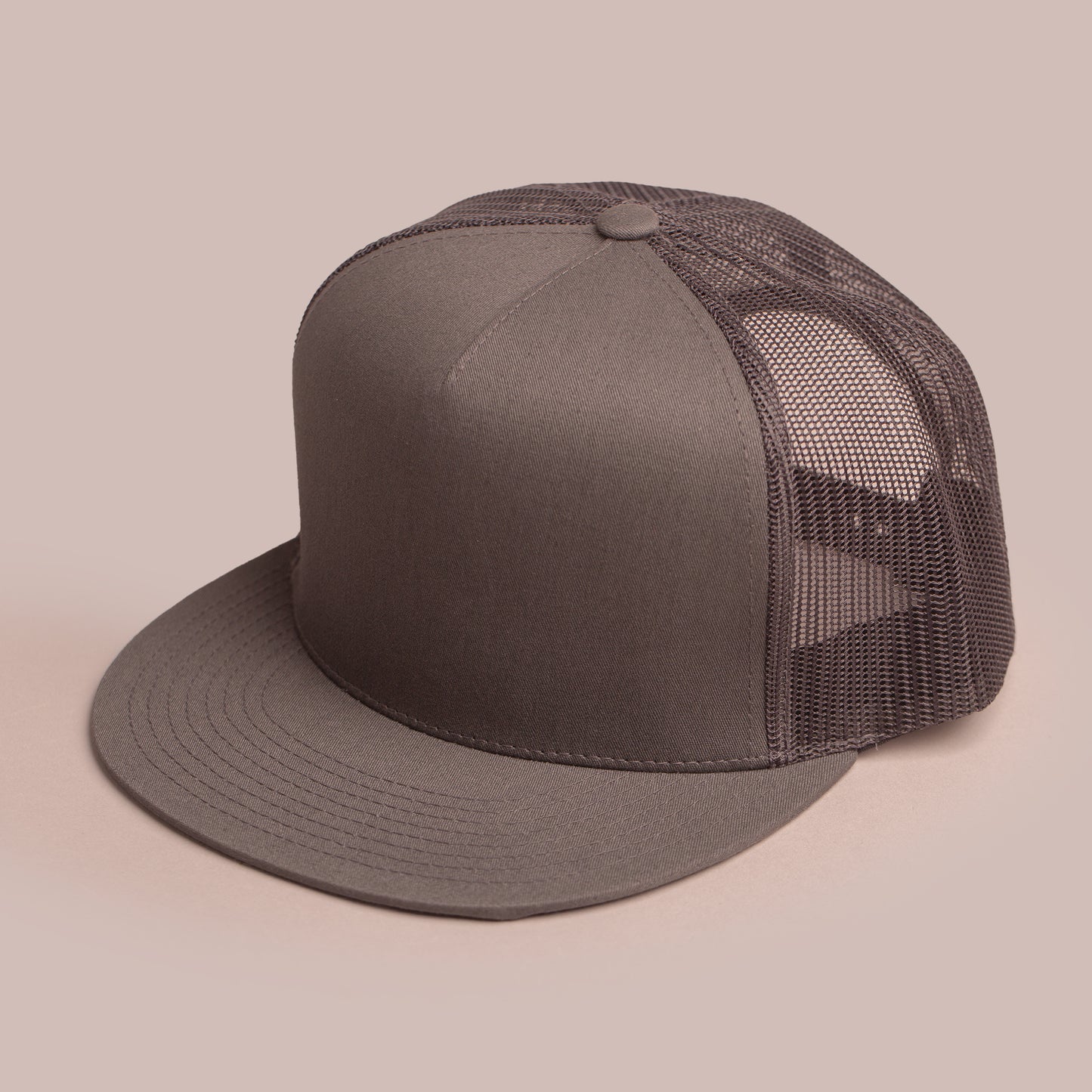 Blank Hat - YP High Profile Trucker - Dark Gray