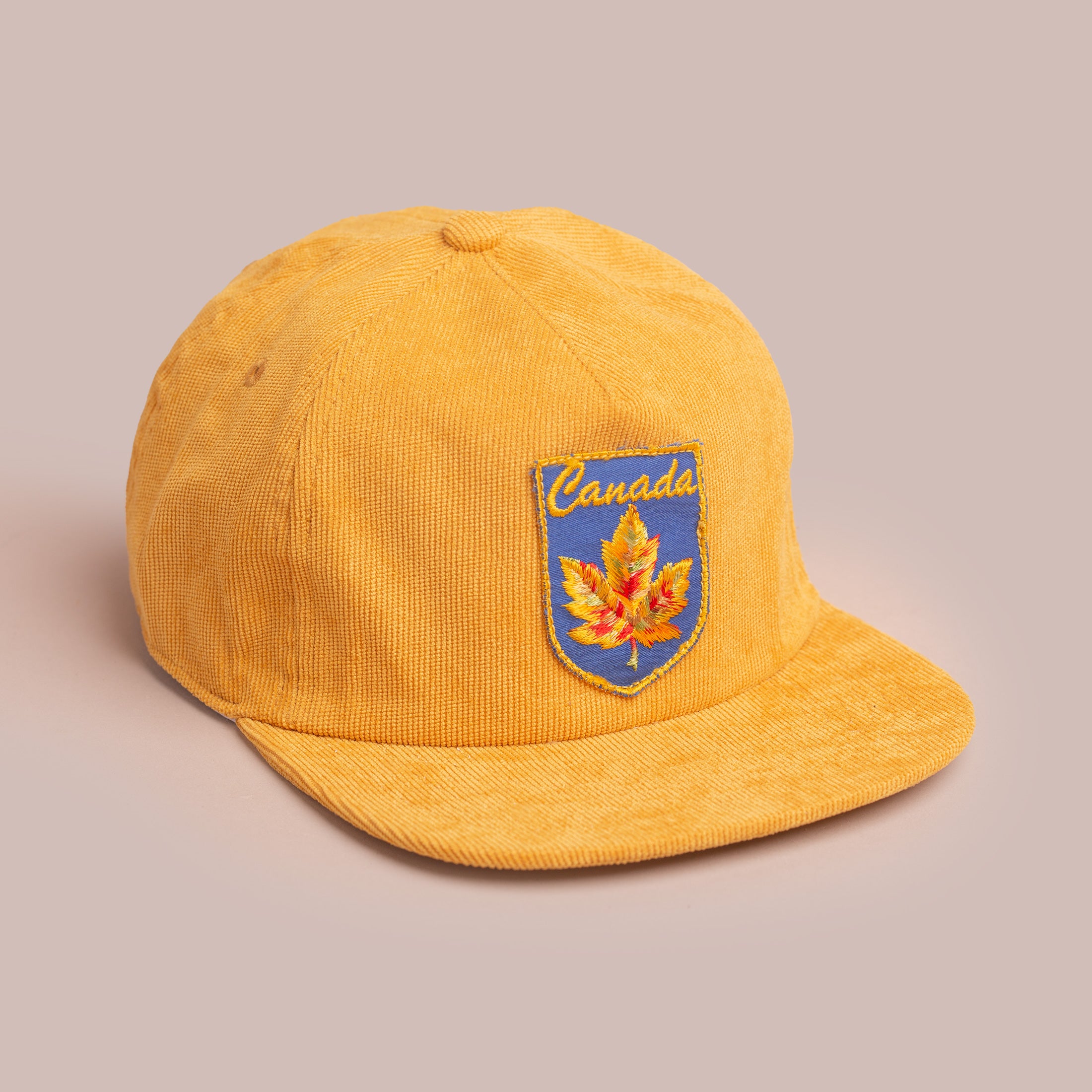 Canada Leaf Corduroy Cap