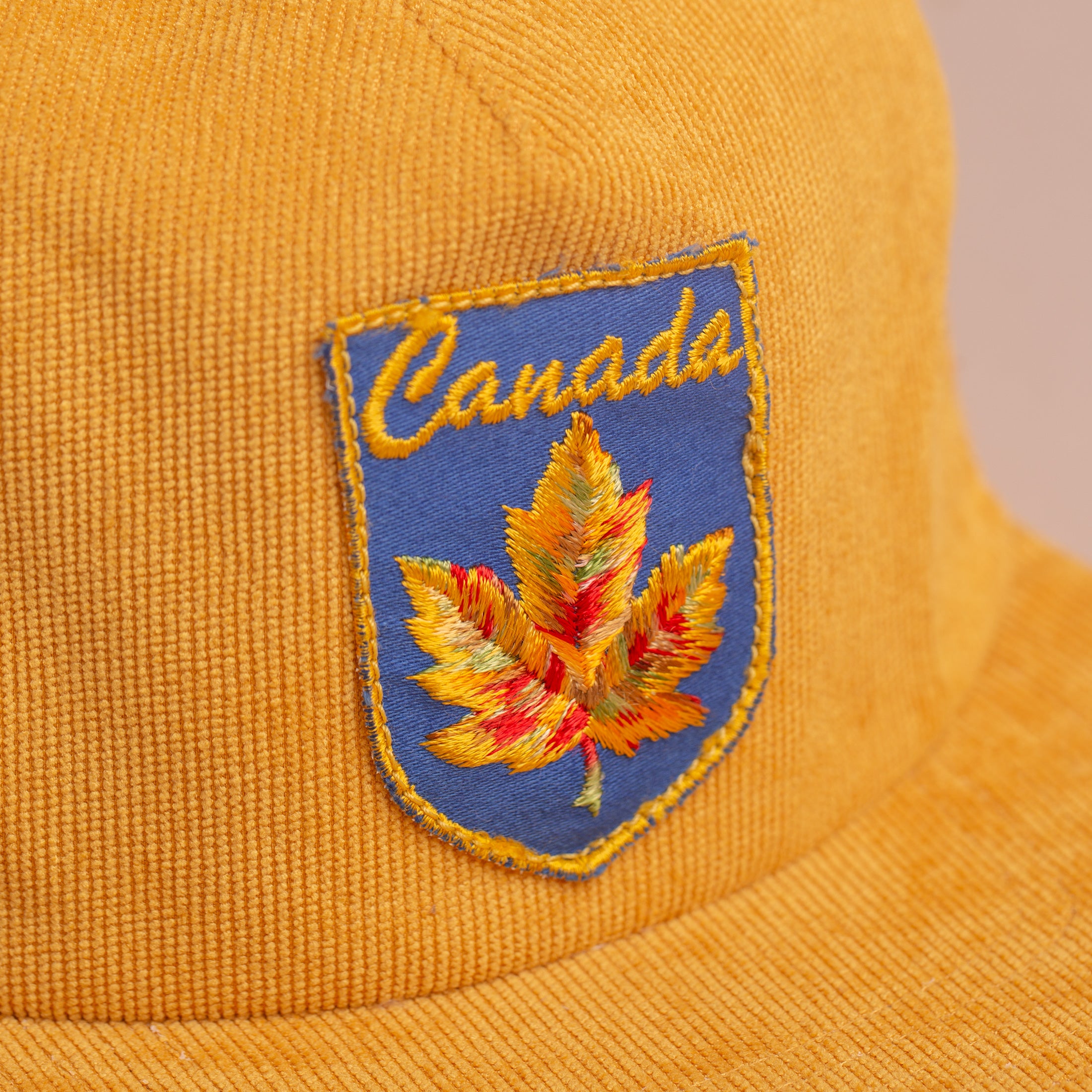 Canada Leaf Corduroy Cap