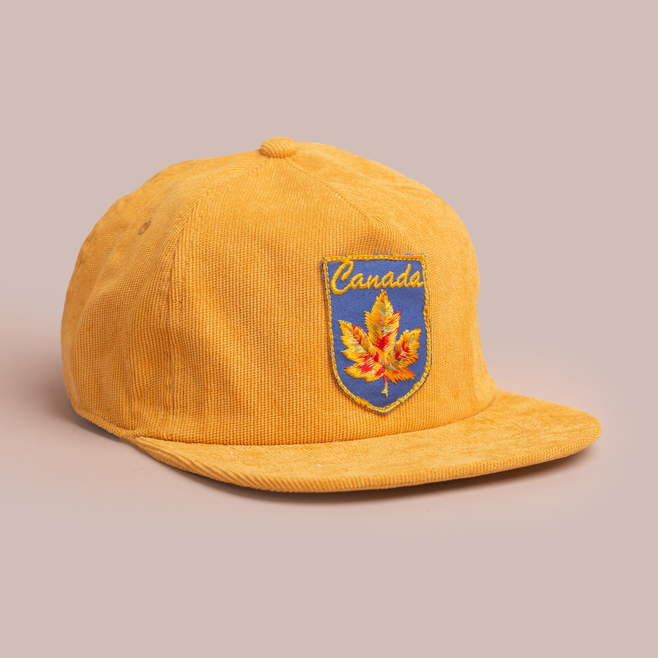 Canada Leaf Corduroy Cap