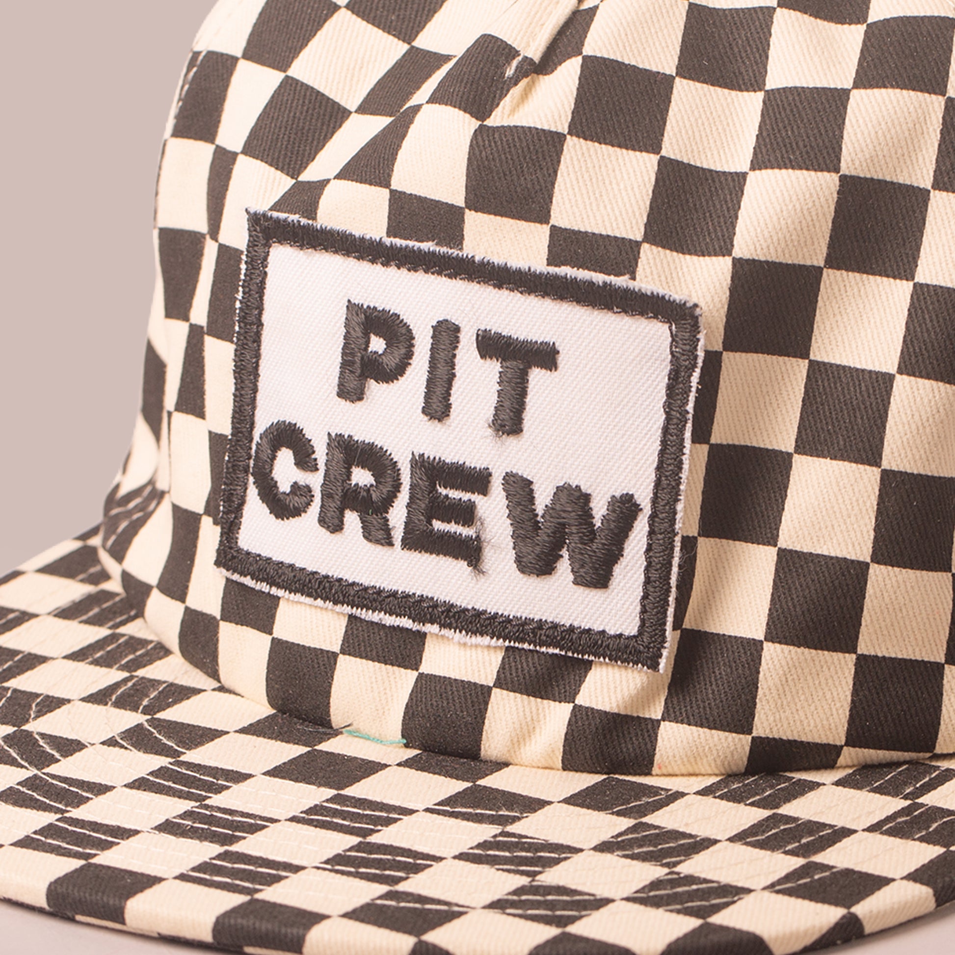 Pit Crew Checkerboard Cap