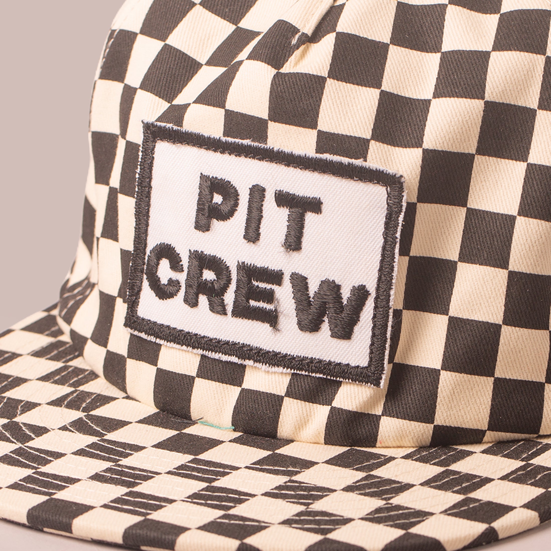 Pit Crew Checkerboard Cap