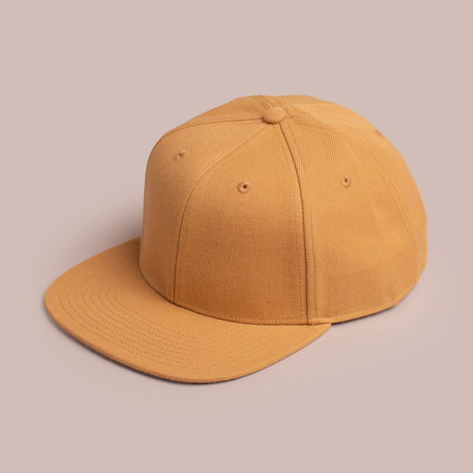 Blank Hat - ascolour - Stock Snapback Camel