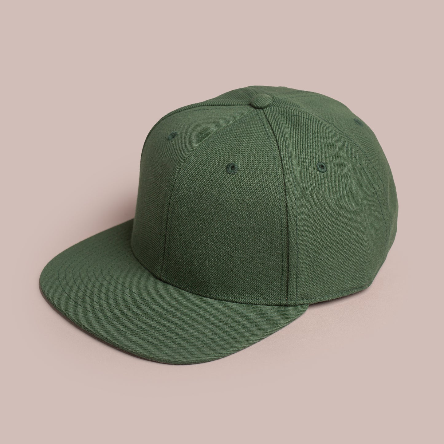 Blank Hat - ascolour - Stock Snapback Forest Green