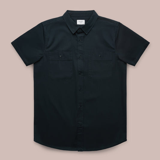 Short Sleeve Work Shirt - Navy