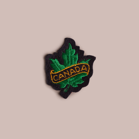 Vintage Patch - Canada Green Leaf