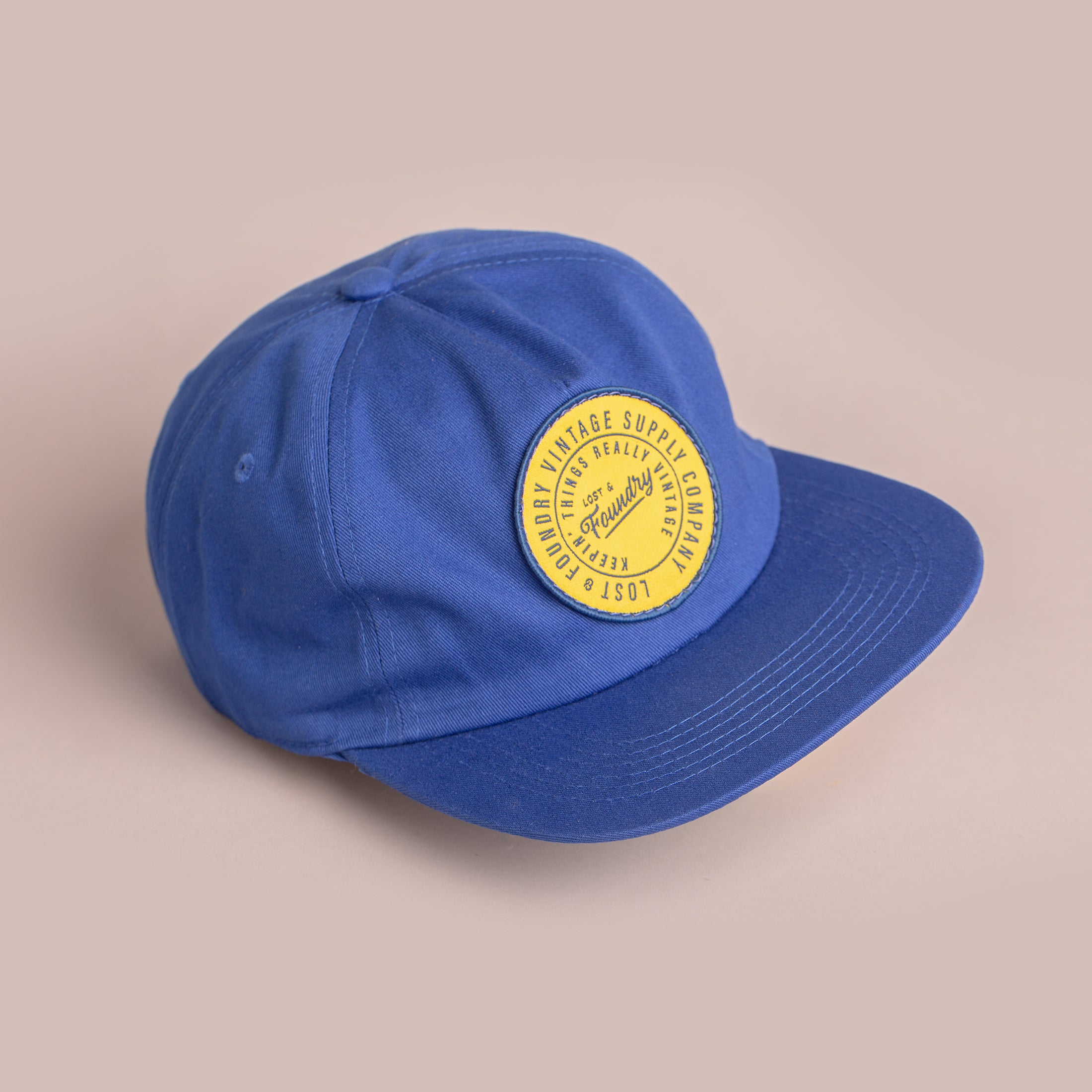 Union Patch Hat - Nissi 5 Panel Blue