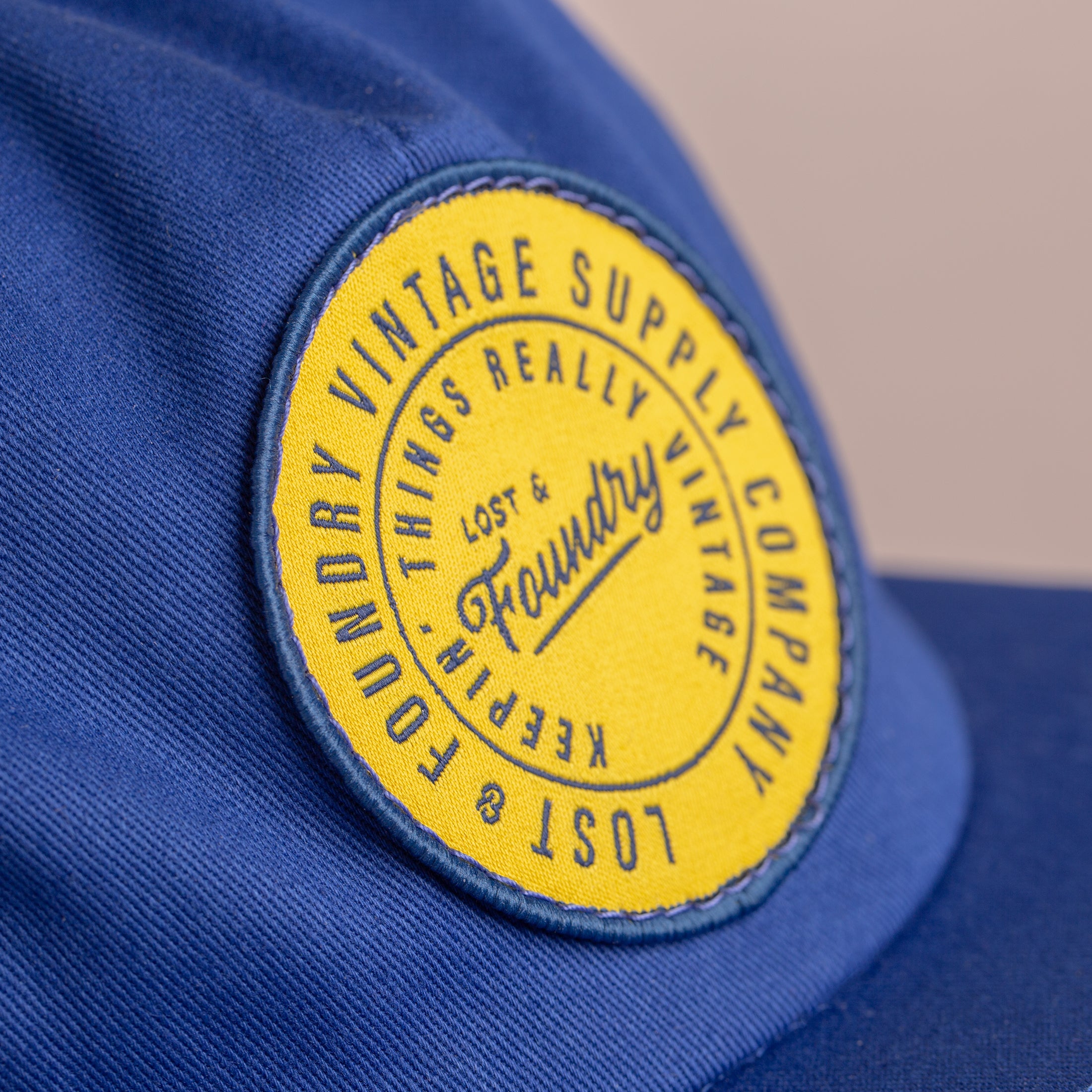 Union Patch Hat - Nissi 5 Panel Blue