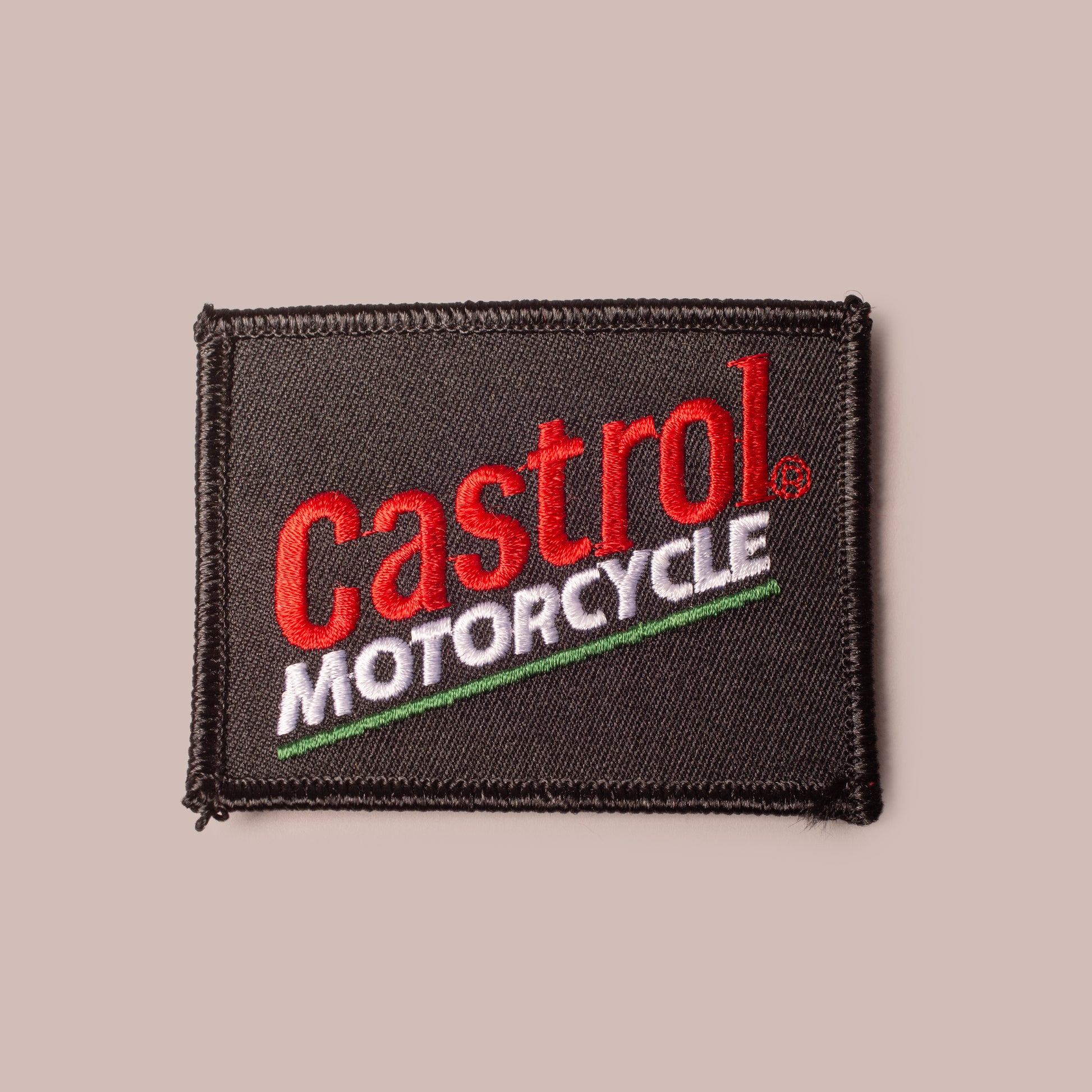 Vintage Patch - Castrol Motorcycle