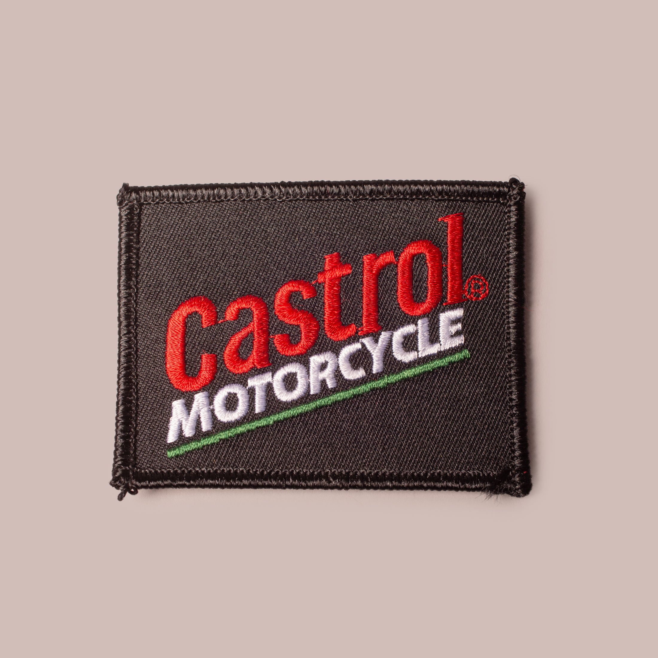 Vintage Patch - Castrol Motorcycle