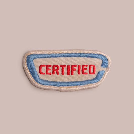 Vintage Patch - Certified