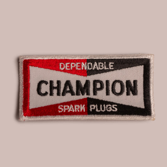 Vintage Patch - Champion Dependable Spark Plugs